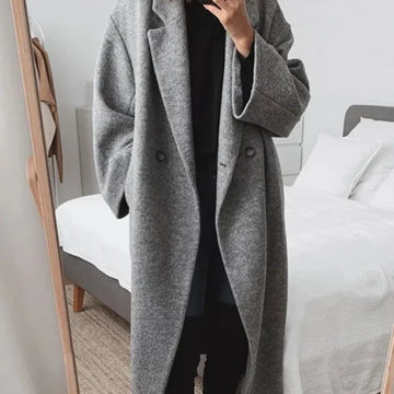 Women’s Wool Coat – Long Jacket