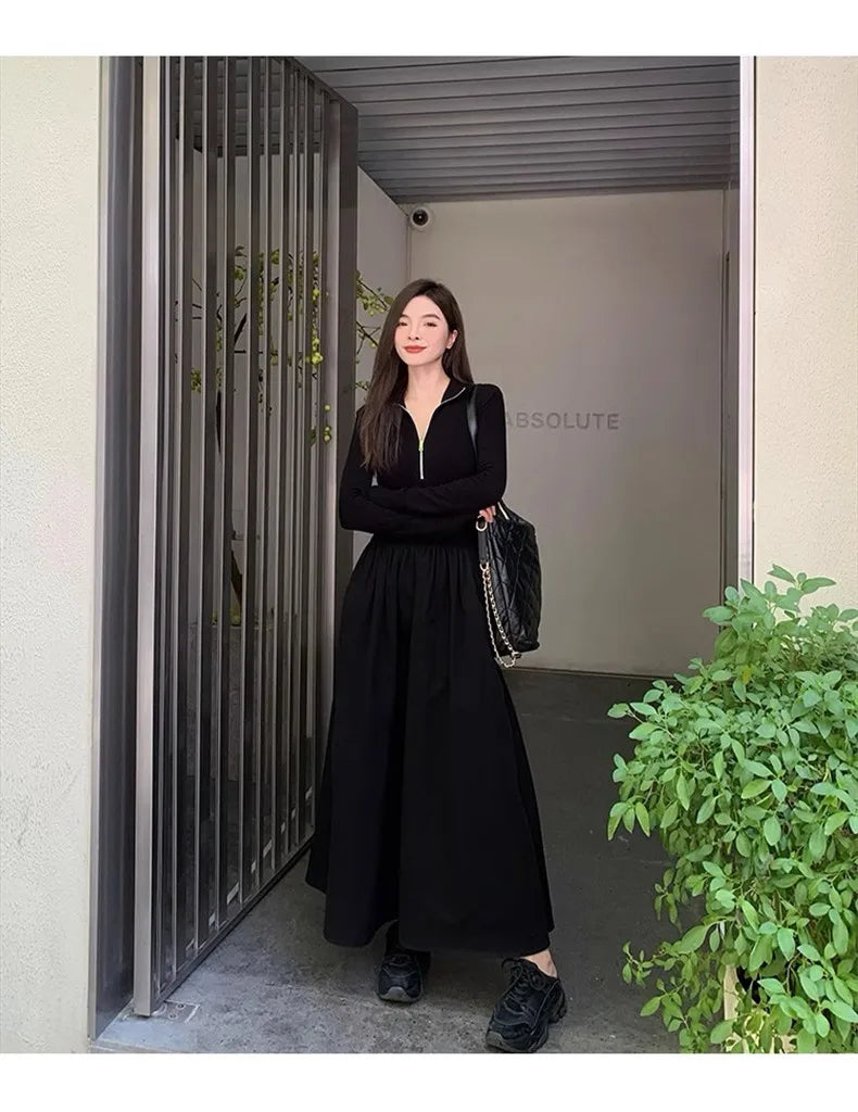 Women’s Knitted Dress – Long Dress