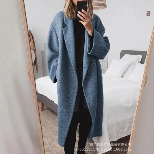 Women’s Wool Coat – Long Jacket