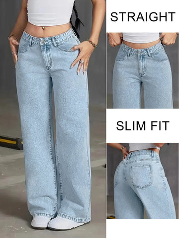 Autumn Y2K style women’s jeans