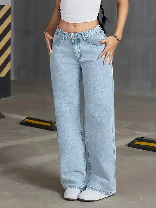 Autumn Y2K style women’s jeans