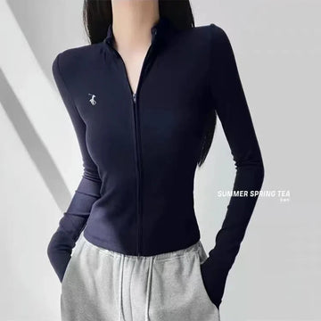 American women’s German velvet embroidered T-shirt